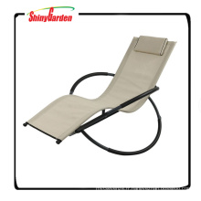 Chaise longue à bascule pliante Zero Gravity orbitale avec oreiller